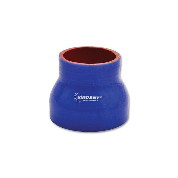 Vibrant Performance 4 PLY REDUCER COUPLING, 2.5IN X 3IN X 3IN LONG - BLUE 2772B